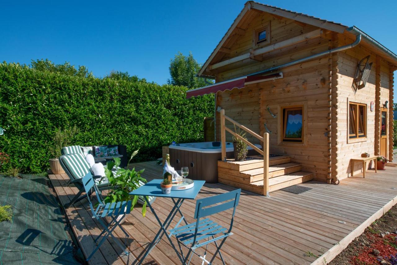 Chalet & Spa Sur La Cote Fleurie โอแบร์วีลล์ ภายนอก รูปภาพ