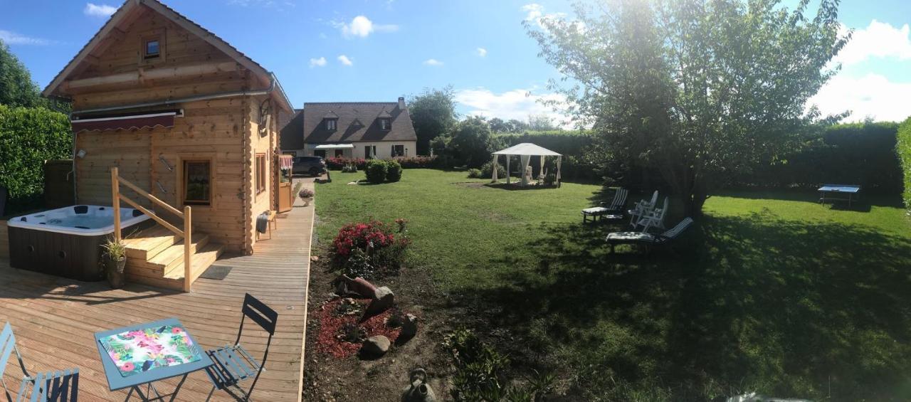 Chalet & Spa Sur La Cote Fleurie โอแบร์วีลล์ ภายนอก รูปภาพ